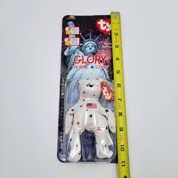 TY Teenie Beanie Baby Glory The Bear Retired 1999 McDonalds Toy New Read - Picture 8 of 9